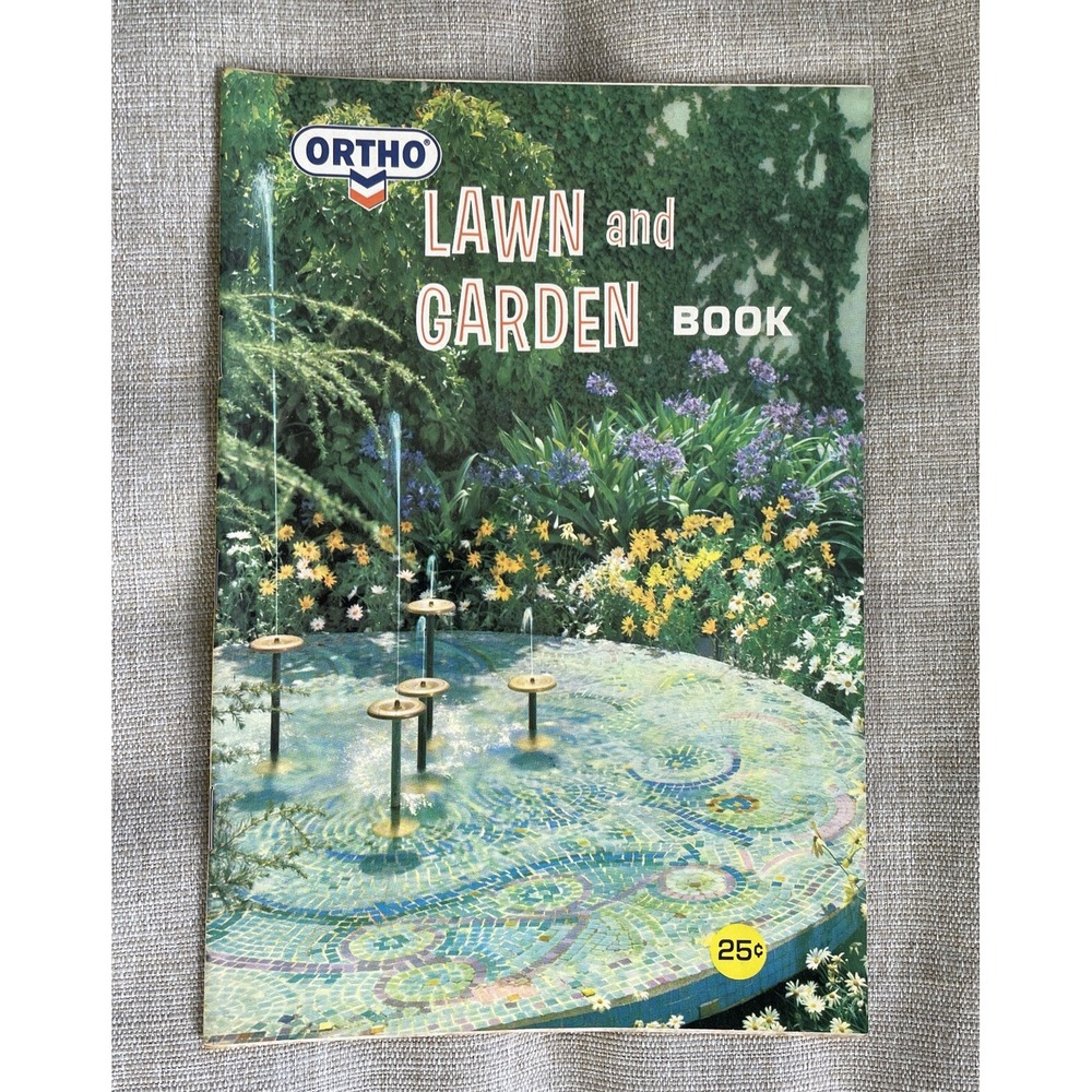 Ortho Lawn And Garden Book Vintage 1960's Garden Flowers Pamphlet Brochure